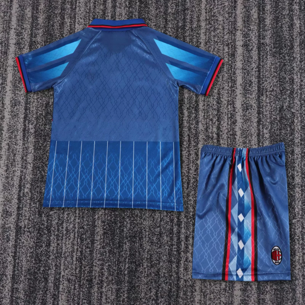 AC Milan Fourth Retro Kid Kits Youth Apparels Soccer