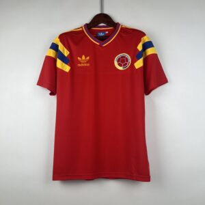 1990 Colombia Retro Away best soccer jersey