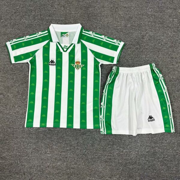 Betis Home Retro Kid Kits Children Sets Soccer Jerseys