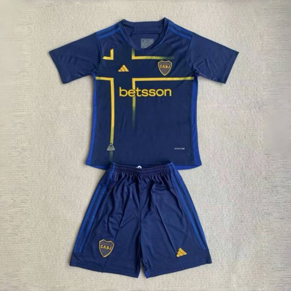 Boca Third Kid Kits Youth Apparels Football