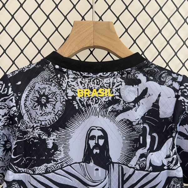 Brazil Gray Jesus Special Kid Kits Youth Apparels