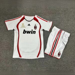 AC Milan Retro Kid UCL Final Version Kits Sets Jersey