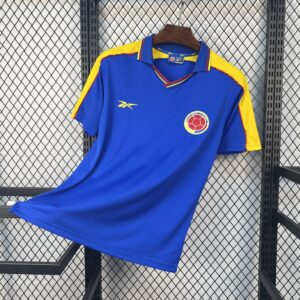 1998 Colombia Away Retro Kit Vintage Football T-Shirt