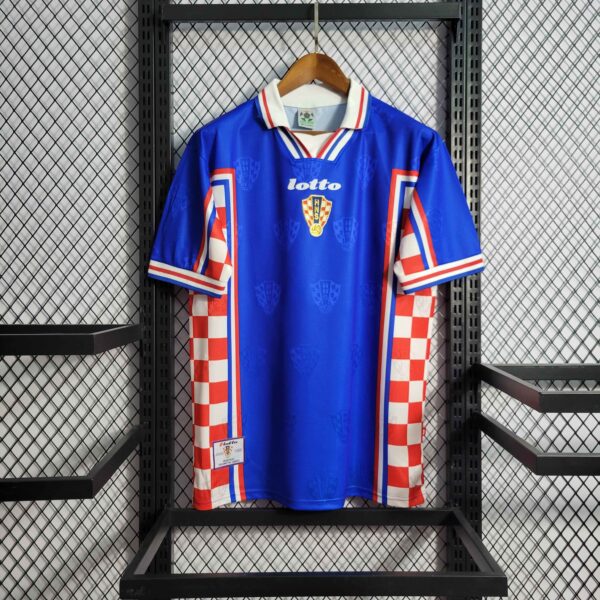 1998 Croatia Away Retro Kit Jersey