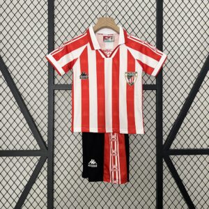Athletic Bilbao Home Retro Kid Kits Youth Apparels