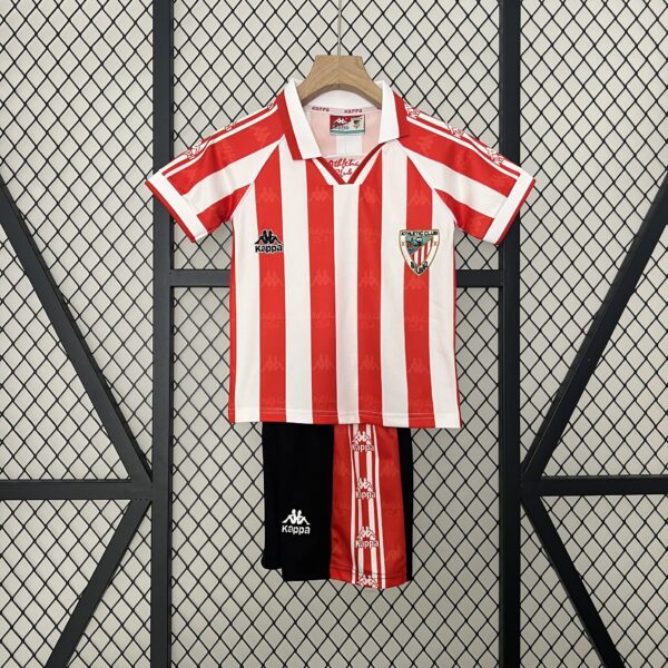 Athletic Bilbao Home Retro Kid Kits Youth Apparels