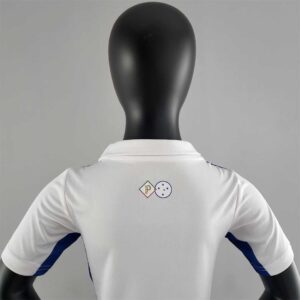 Cruzeiro away kids kit
