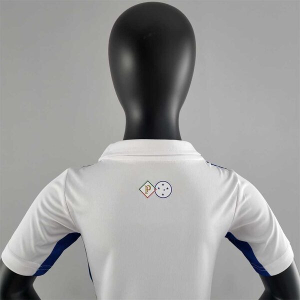 Cruzeiro away kids kit