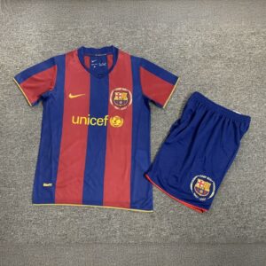 Barcelona Home Retro Kids Kits Children Sets Football