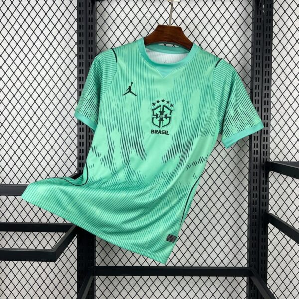 2026 Brazil Green Goalkeeper Kit World Cup 2026 Football T-Shirt