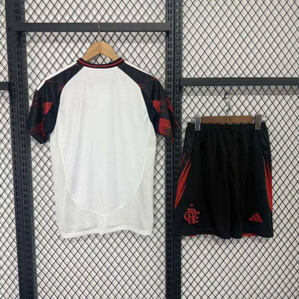 Flamengo Away Adults and Kid Kits Soccer Uniforms