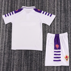Fiorentina Away Retro Kid Kits Youth Apparels Soccer