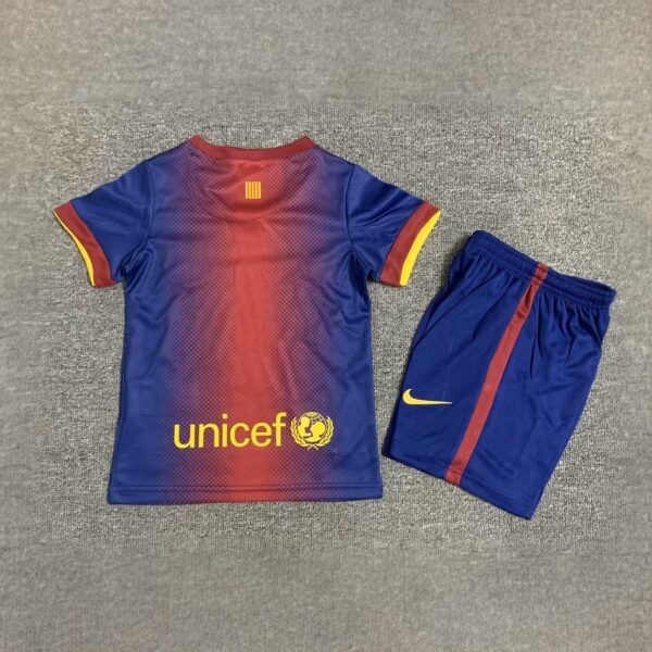 Barcelona Home Retro Kids Kits Children Shirt Soccer Jersey