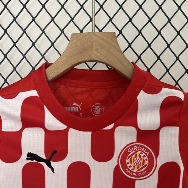 Girona Home Kid Kits Youth Apparels Football