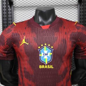 2026 Brazil Yellow Goalkeeper Wolrd Cup 2026 Kit Player Version Football AAAAJer