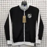 06 Santos FC Black Retro Windbreaker