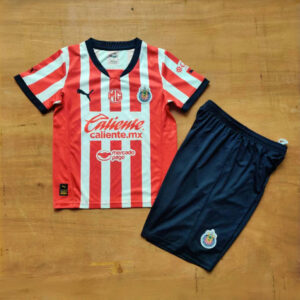 Chivas Guadalajara Home Kid Kits Youth Apparels