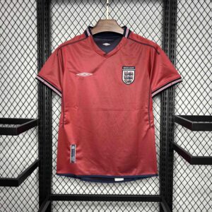 2002 England Away Retro Kit Double-Sided Uniform