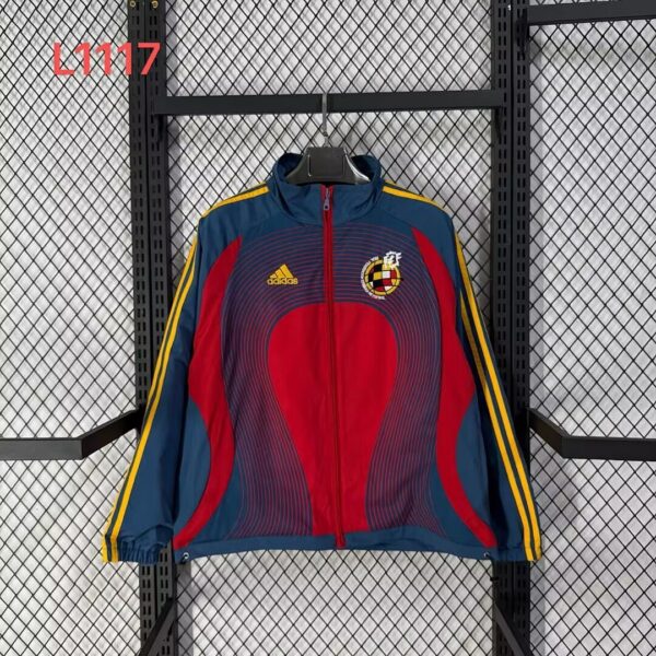 2006 Spain Retro Windbreaker Red&Blue Jackets