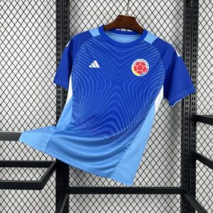 2026 Colombia Blue Goalkeeper Shirt World Cup 2026 Soccer Apparel