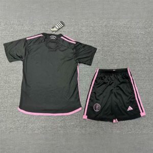 Inter Miami Away Kids Kits With IMFC Foundation Sponsor Suits Soccer Jerseys Yup
