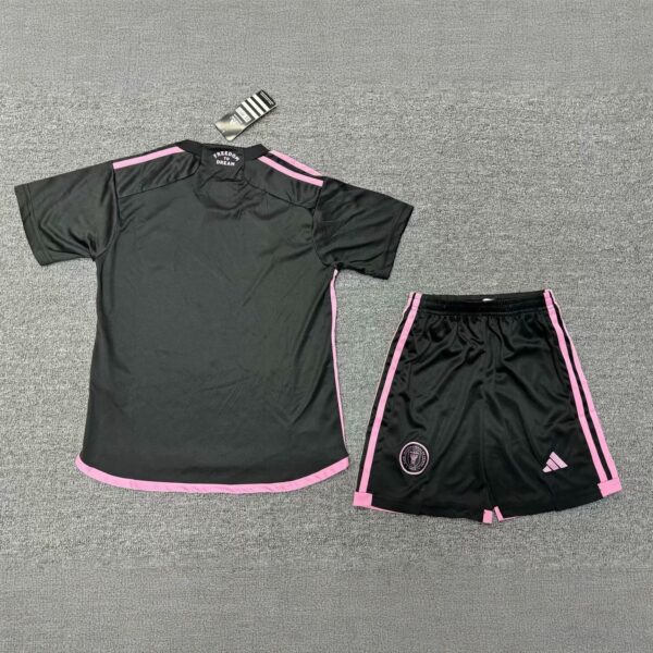 Inter Miami Away Kids Kits With IMFC Foundation Sponsor Suits Soccer Jerseys Yup