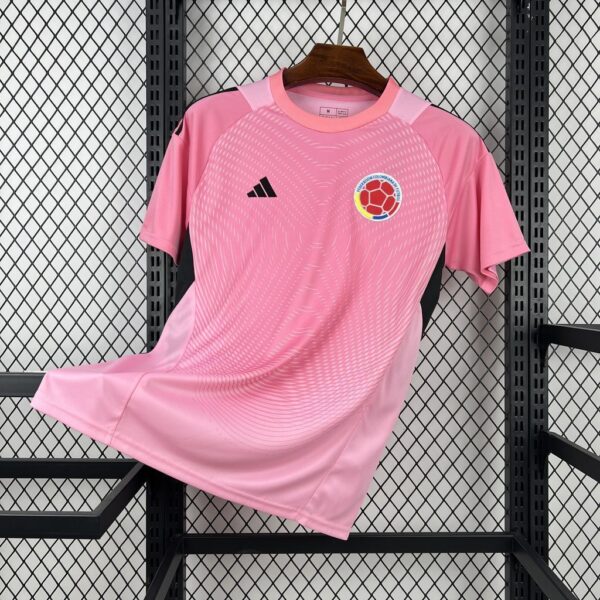 2026 Colombia Pink Goalkeeper Shirt World Cup 2026 Soccer Apparel