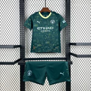 Manchester City Fourth Kid Kits Youth Apparels