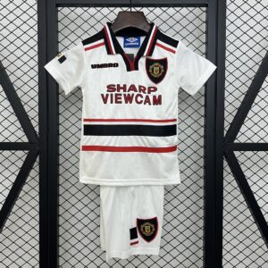 Manchester United Away Retro Kid Kits Youth Apparels Soccer