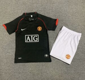 Manchester United Away Retro Kids Kits Children Sets Football