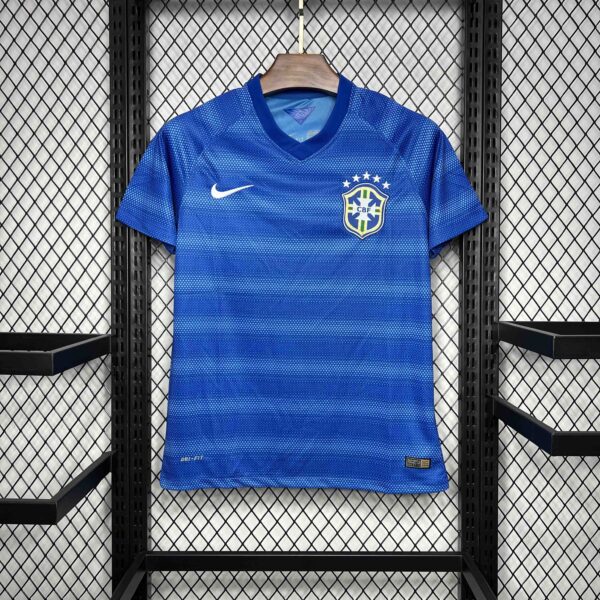 2014 Brazil Away Retro Kit Vintage Uniform
