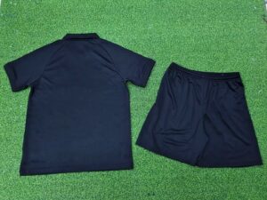 Marseille 125-Year Anniversary Black Kids Kits Youth Apparels
