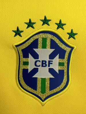 2014 Brazil Home Retro Kit Vintage T-Shirt