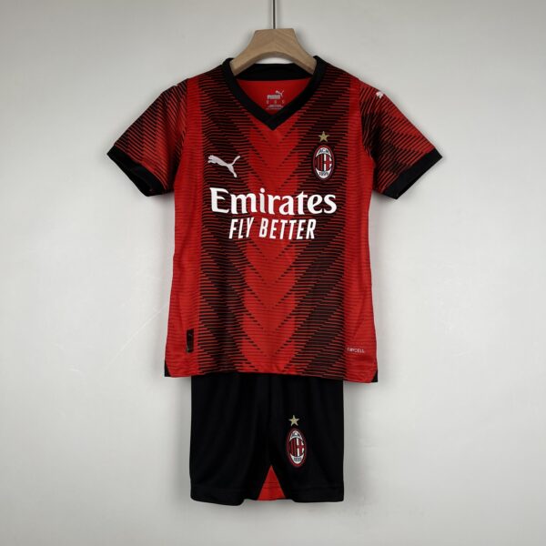 Kids AC Milan Home Soccer Jersey
