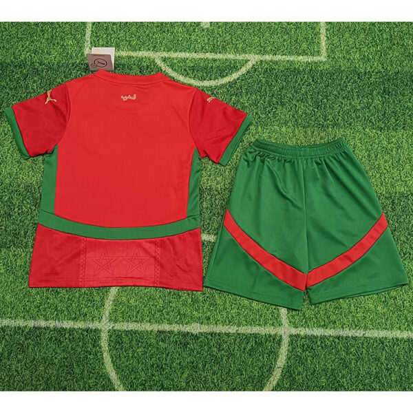 Morocco Home Kid Kits Youth Apparels Soccer
