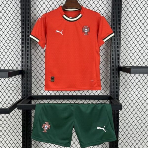 Portugal Home Kid Kits Youth Apparels Soccer