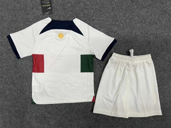 Portugal away kids kit