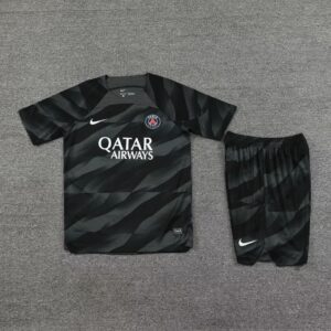 PSG Goalkeeper Black Soccer Jerseys