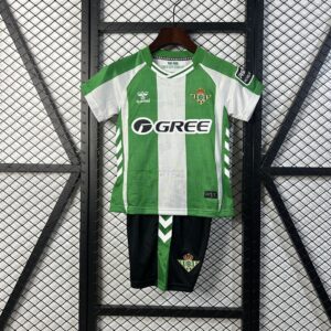 Real Betis Home Kid Kits Youth Apparels Joy