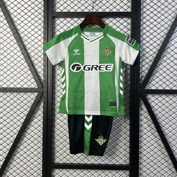 Real Betis Home Kid Kits Youth Apparels Joy