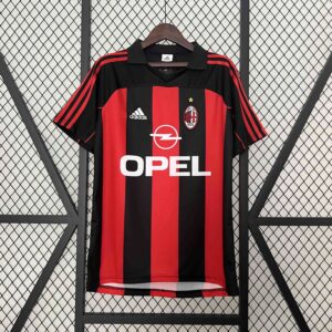 AC Milan Home Retro Kit Soccer Uniform