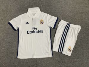 Real Madrid Home Retro Kid Kits Children Sets Best Jerseys