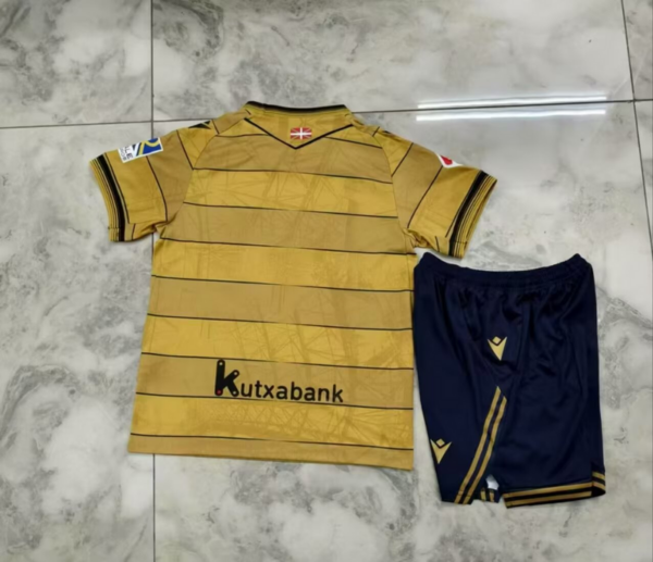 Real Sociedad Away Kid Kits Youth Apparels Soccer