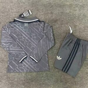 Real Madrid Third Long Sleeve Kid Kits Youth Apparels Soccer