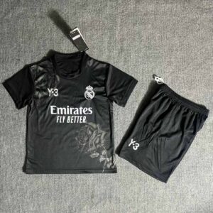 Real Madrid Y3 Kid Kits Black Youth Apparels