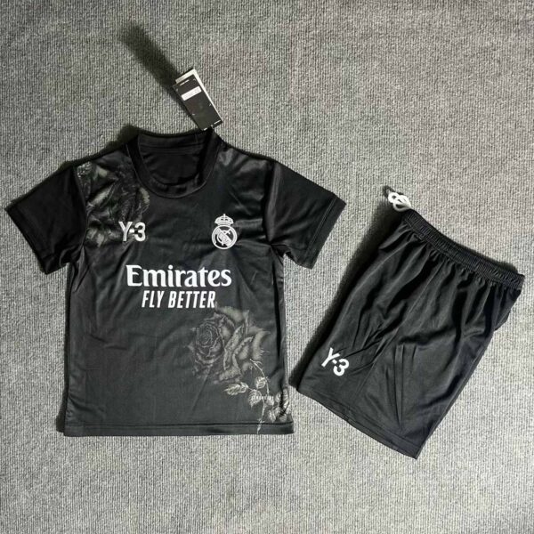 Real Madrid Y3 Kid Kits Black Youth Apparels