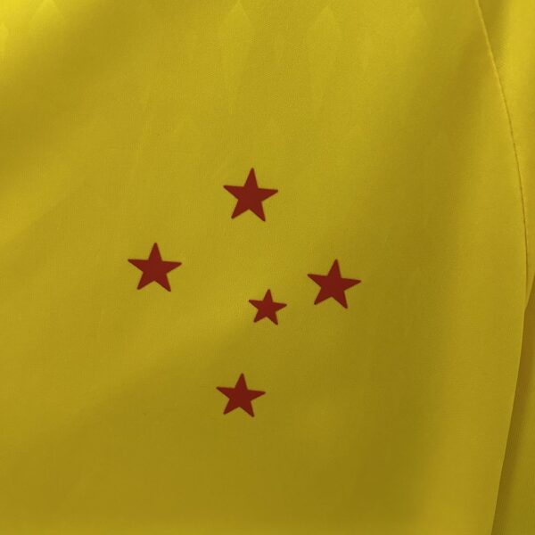 Cruzeiro Goalkeeper Yellow Kit Soccer T-Shirt