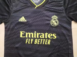 Real Madrid third away kids kit