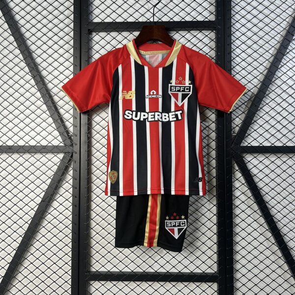 Sao Paulo Away Kid Kits Youth Apparels Soccer