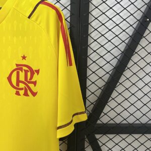 Flamengo Goalkeeper Yellow Kit Soccer T-Shirt
